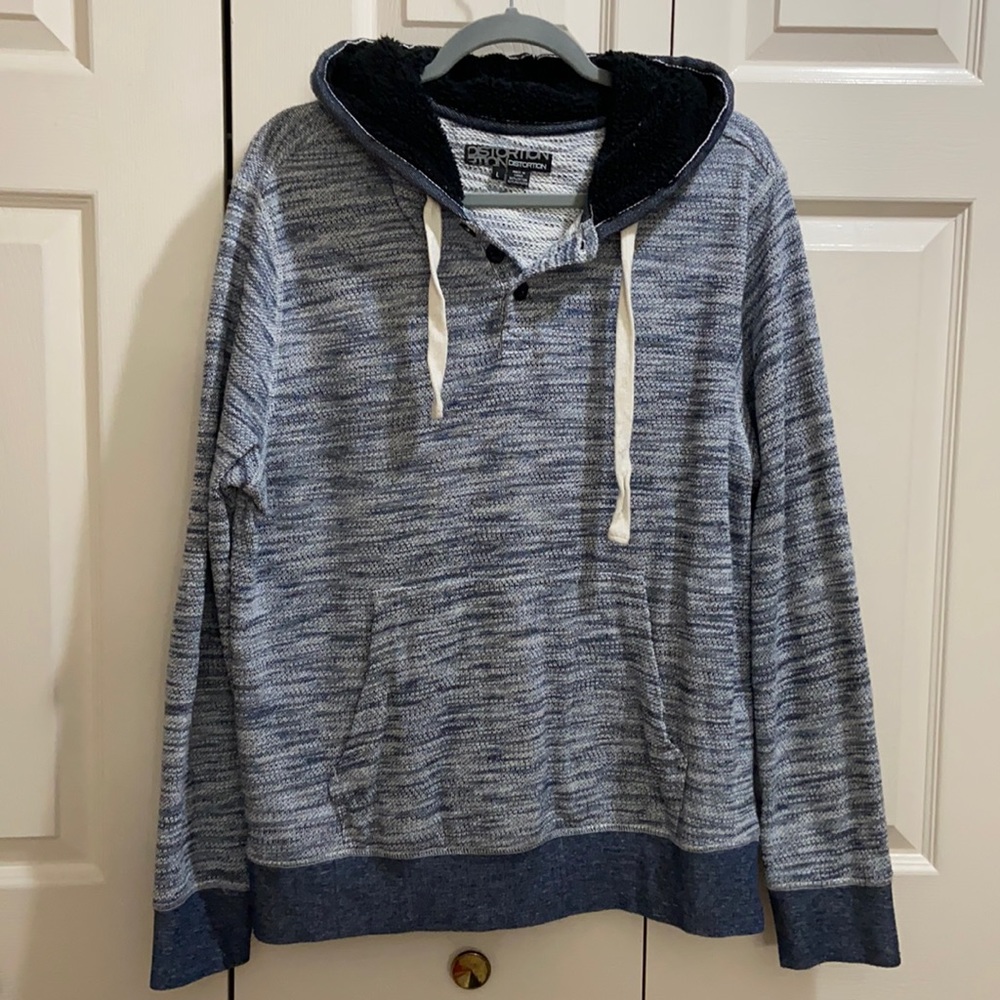 Men’s Softwash Sweater with fleece hood